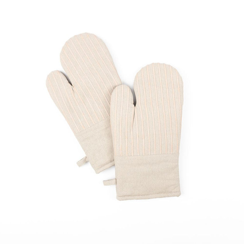 Premium Solid Oven Mitts, Sand