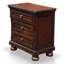 Ensemble commode et table de chevet 2 pièces Aad