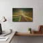 «St Paul's Cathedral And Millennium Bridge» par Mark A Paulda, art mural en métal doré, 16 po x 12 po-490438897