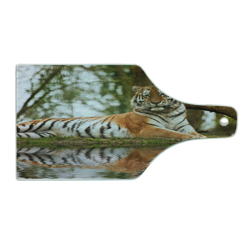 Planche à découper en verre trempé Ambesonne