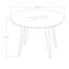 Romriell Round Metal Base Dining Table