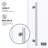 Elan 56-60" W x 74" H Sliding Frameless Shower Door with 3/8" Clear Glass-99078379