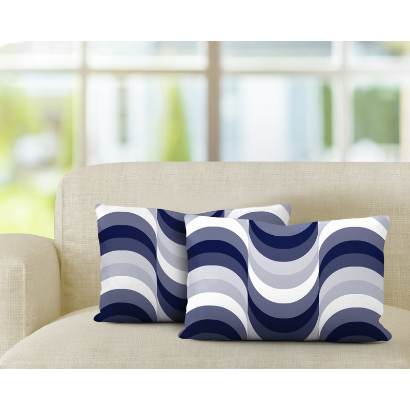  Coussin intérieur / extérieur Lumbar, Bleu marine