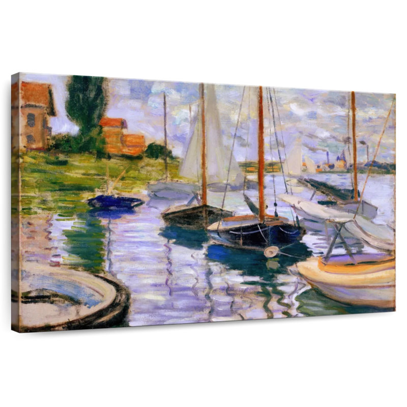 Mehar voiliers sur la seine, H 34 po x l 51 po