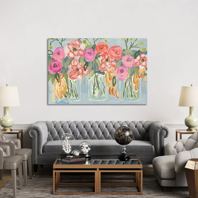 " Three's A Charm " by Kait Roberts Painting Print