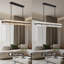 Lustre rectangulaire en cristal 60 lumières-1374751919