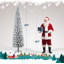 Arbre de Noël enneigé 9 pi