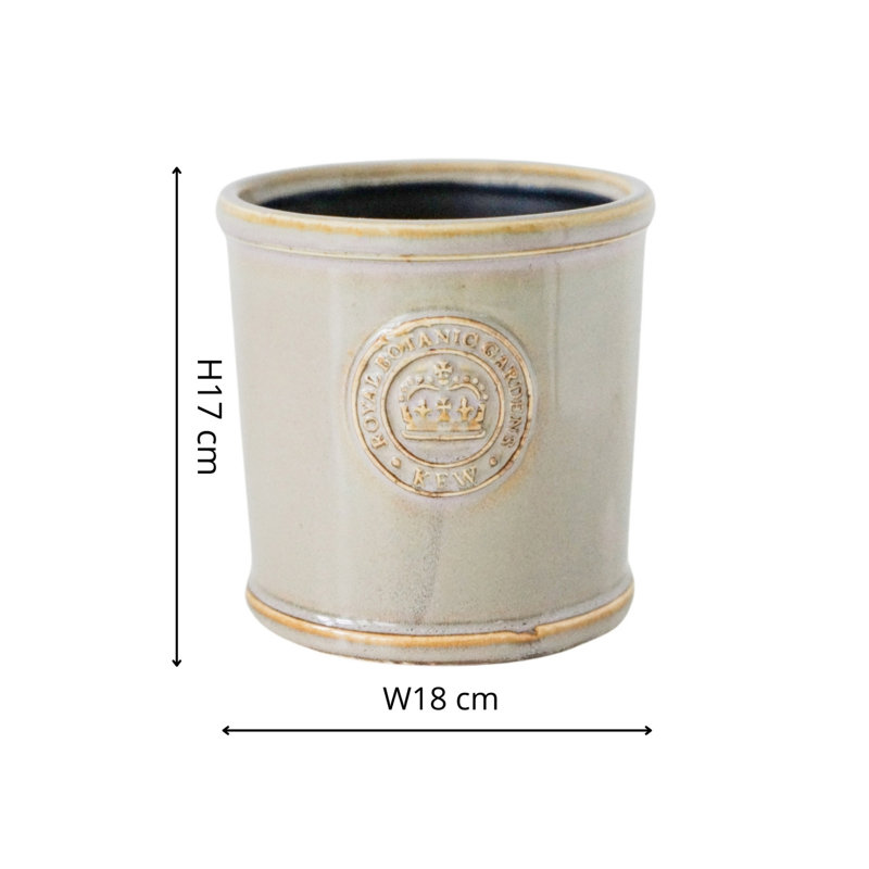 Ceramic Cachepot, Ivory