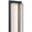 Fixation murale d'extérieur DEL Driftwood - H 18,75 po - Finition noire-2111097432-2111097380-2111097433