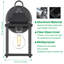 Matte Black 11.5cm H Outdoor Sconce
