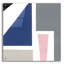 «Color Blocks 2» par Alicia Ludwig, art mural en verre acrylique-27472701