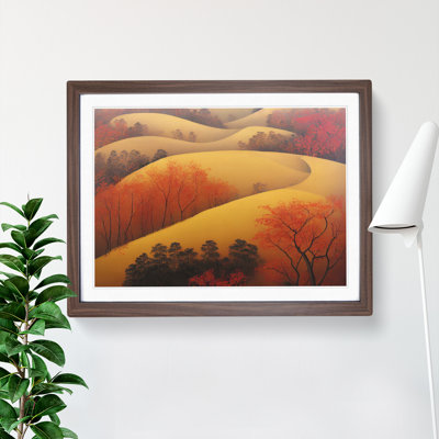 Autumn Meadow Landscape Vol.4 - Single Picture Frame Print