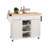 Versatile Kitchen Cart With Ample Storage And Durable Workspace