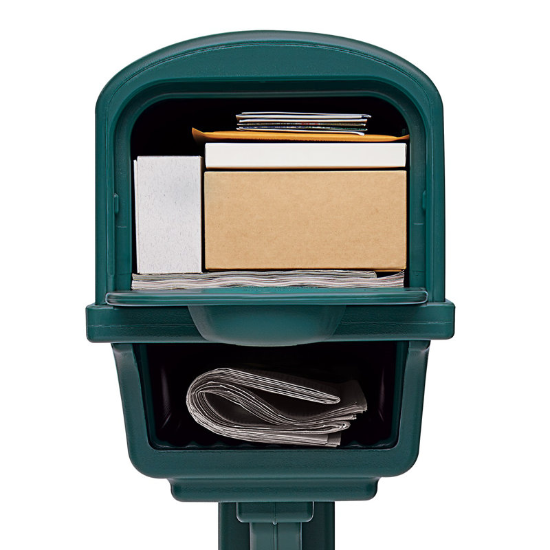 Boîte aux lettres tout-en-un Gentry, Vert