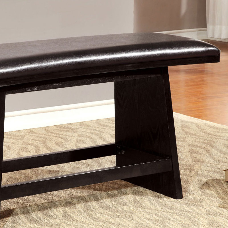 Dereka Faux Leather Upholstered Bench