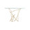 Brindille 52" W Glass Top Console Table