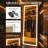 Full Length Mirror with Lights, Full Body Dressing Standing, Hanging Mounted Mirror for Living Room Bedroom Cloakroom-1900344527