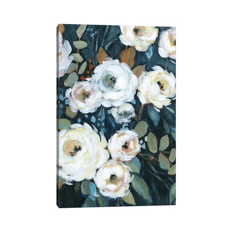 Moonlit Garden III by Carol Robinson - Painting on Canvas, 101.6 cm H x 66.04 cm W x 3.175 cm D, Wrapped Canvas