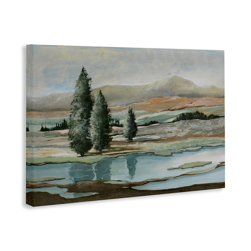«Natural Creek Landscape», art mural par Max Maxx, H 20 po x l 30 po
