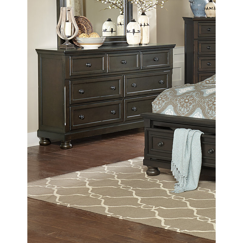 Dianna 65.25'' W 7 - Drawer Dresser, Gray