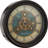 Industrial Motion Metal Wall Clock with Moving Gears, C4833