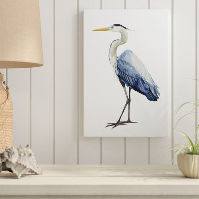 «Seabird Heron I», peinture sur toile