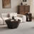 Octagonal Log Color  Rubber Wood Set Of Two Coffee Table, Coffee Table, Living Room Bedroom(Set Of Two Pieces)-886652435