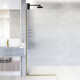 Zenith 34" W x 74" H Fixed Frameless Shower Screen with 3/8" Glass