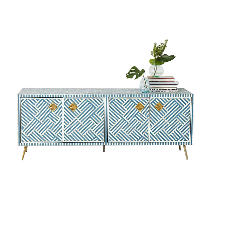 Buffet classique de qualité artistique, Bleu