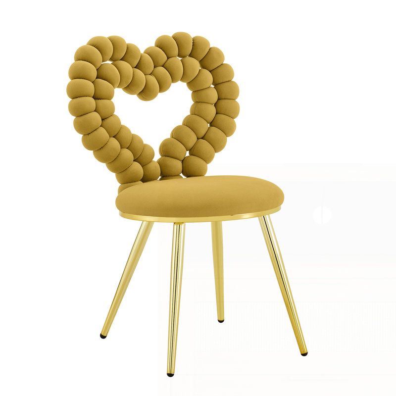 Chaise 2 pièces Heart Bubble, Jaune