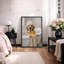 Mignon Golden Retriever Bath Time Duck, impression sur toile, impression sur toile encadrée-126030569-126030562