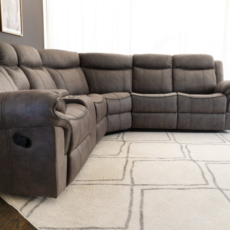 Gideon Grey Manual Reclining Sectional