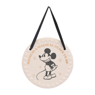 Disney Mickey Plaque 'Home'