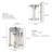 Astwood 1 - Light Dimmable Armed Sconce-71471965