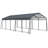 Heavy Duty Carport Canopy with Galvanized Steel Roof and Frame