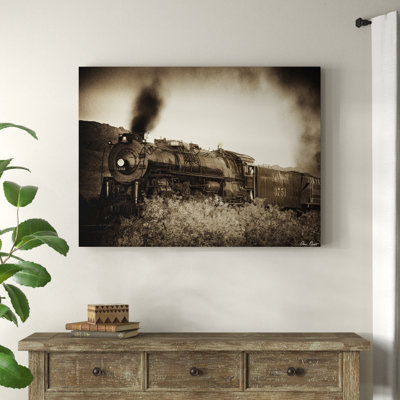 Train Arrival I by David Drost - Photograph on Canvas