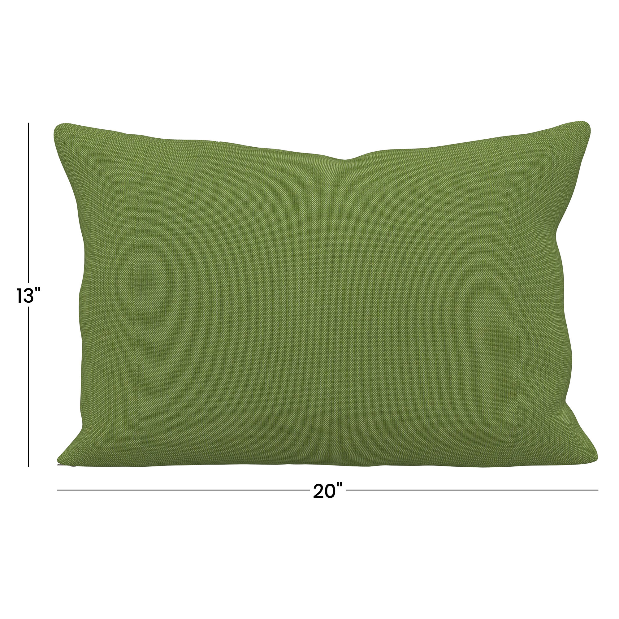 Amala Outdoor/Indoor Kidney Pillow, Spectrum Cilantro