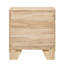 Table de chevet rustique 2 avec glissières spéciales et élément en métal reconfigurable pour tiroir de chambre à coucher Article personnalisable