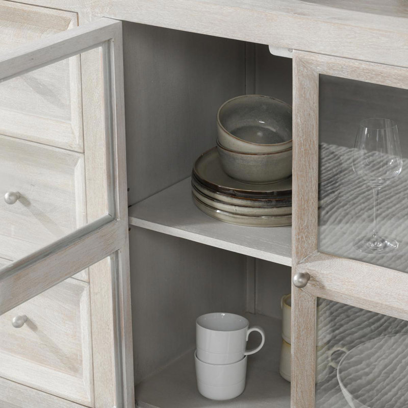 Isha Solid Wood Cabinet