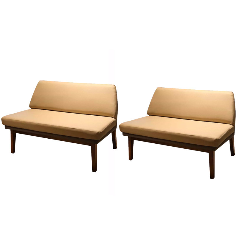 Ensemble de 2 banquettes pour canapé Cafe Casual, Beige