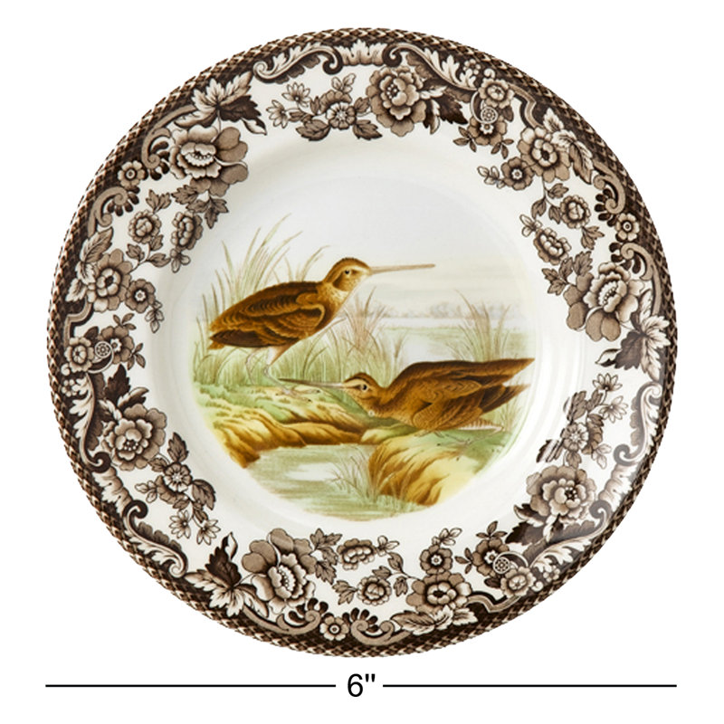 Spode Woodland B&B Plate 6.5" Snipe