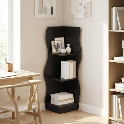 102 cm H x 34 cm W Corner Bookcase