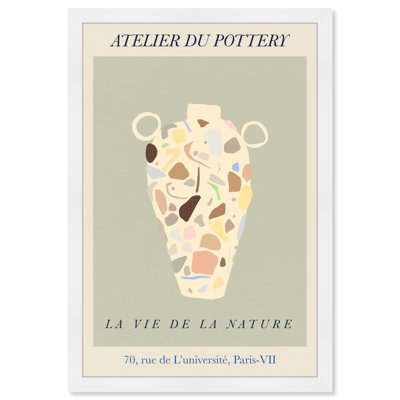 French Terrazzo Vase by Oliver Gal