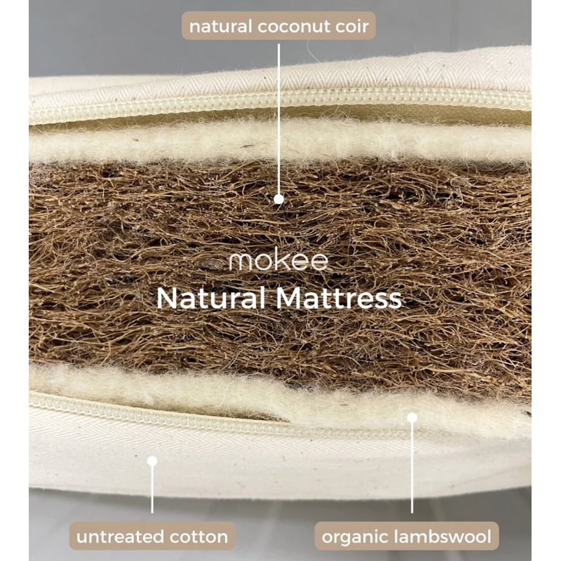 Natural Cot Mattress, 60 x 120cm