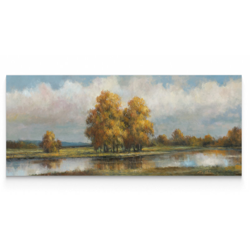 Impression sur toile tendue, H 12 po x l 36 po x P 1,5 po