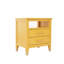 Ambyr 50cm W Solid + Manufactured Wood Bedside Table-1420380212