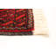One-of-a-Kind 3'6" x 6'3" 1980s Rectangle Wool Area Rug in Black and Red