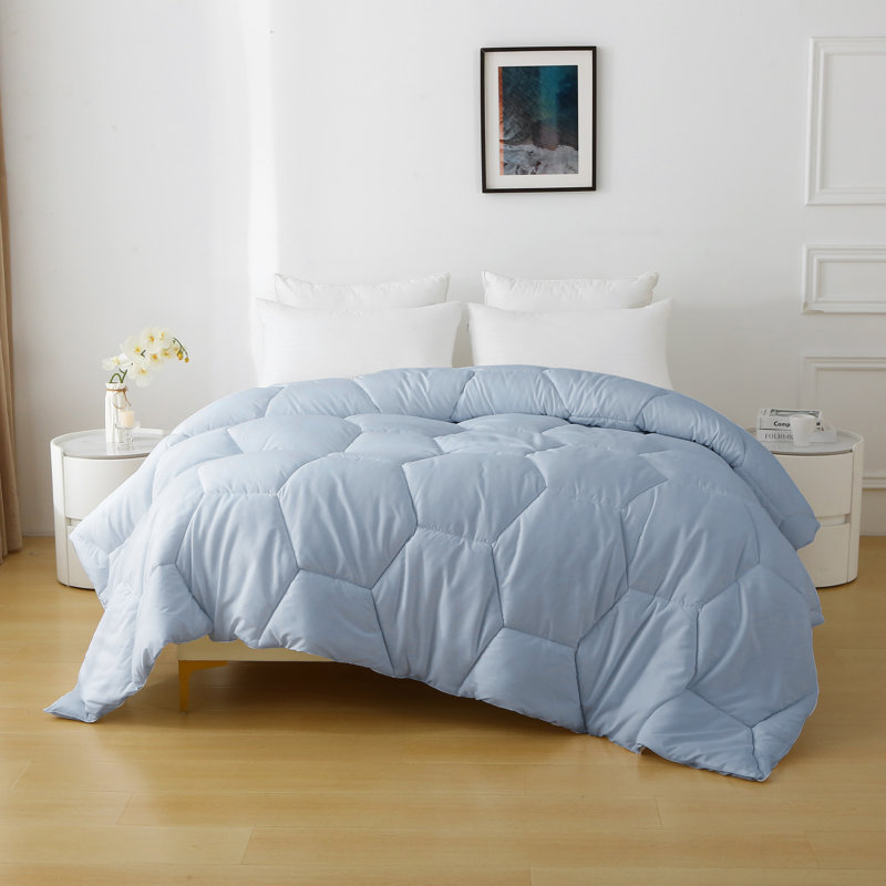 Édredon en microfibre surdimensionné Better Style Home, Bleu, Édredon grand