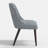 Clare Dining Chair In Delphine Slate-124919312