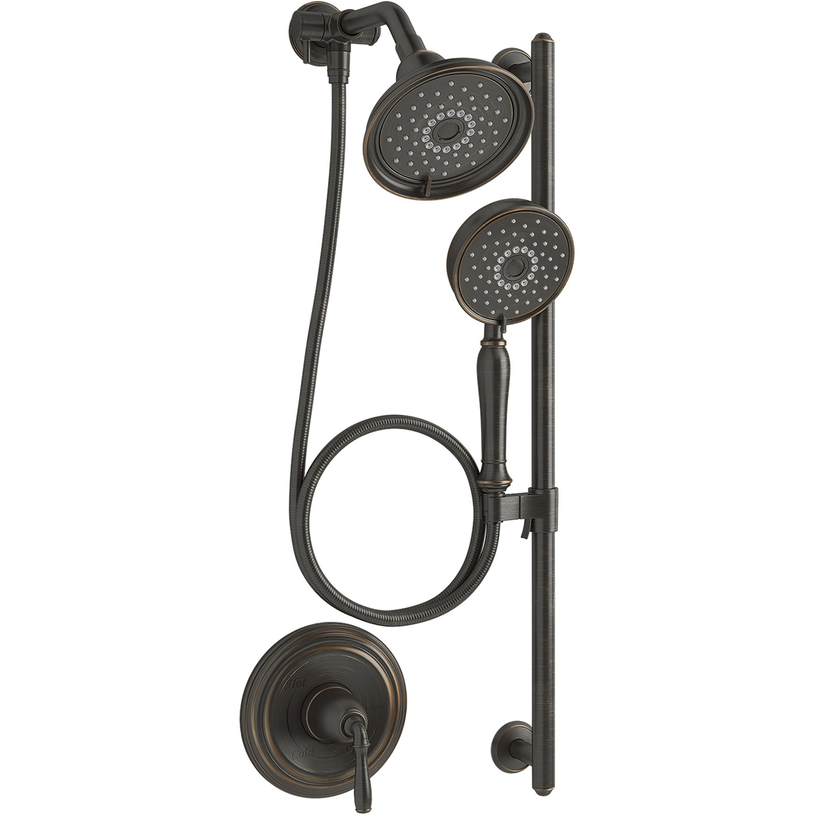 Bancroft Essentials Performance Showering Package, Oil-Rubbed Bronze